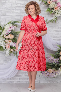 Red Lace A-Line Mother of The Bride Dresses, Платья для матери невесты nmo-773-4