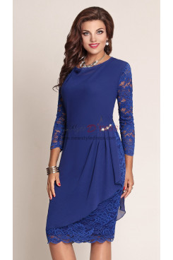 Royal Blue Women's Dress,Vestido de talla grande,Vestido de mujer nmo-802