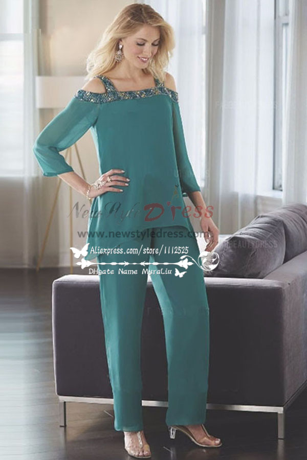 Glamorous Off the Shoulder mother of the Pants Suit nmo-275 - Mother's ...