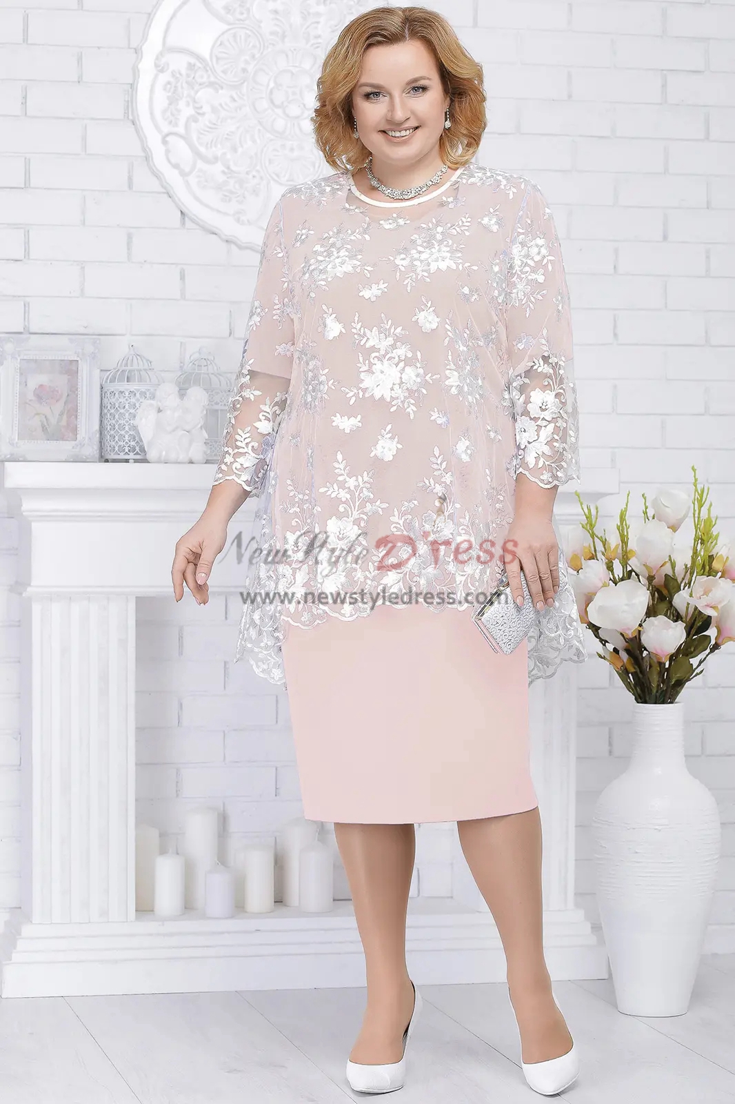 Mother Of The Bride Dresses Pink Knee ...